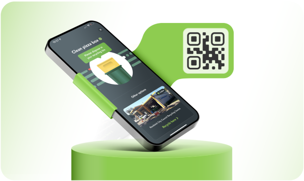 Communicate recyclability instantly with our new QR code scanning